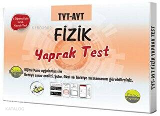 TYT-AYT Fizik Yaprak Testleri (Kutu Test 5 öğrenci için 5x56 Adet)