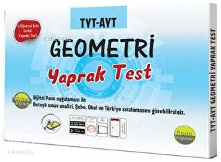 TYT-AYT Geometri Yaprak Testler (Kutu Test 5 öğrenci için 5x48 Adet)