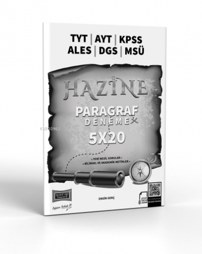 TYT AYT KPSS ALES DGS MSÜ Hazine Paragraf 5x20 Deneme Sınavı