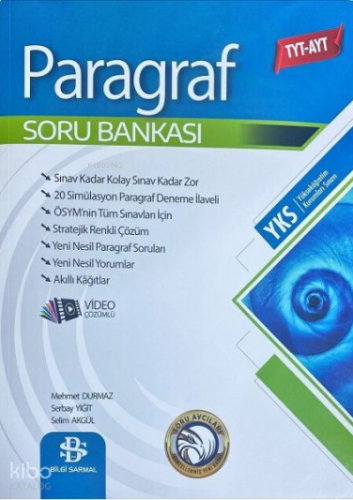 TYT AYT Paragraf Soru Bankası Bilgi Sarmal Yayınları