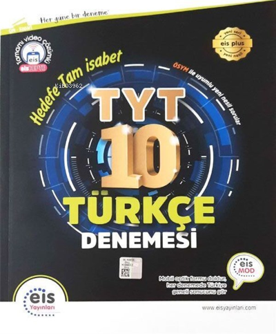 TYT - Branş Denemeleri - Türkçe (10 lu)