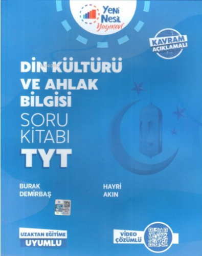 TYT Din Kültürü ve Ahlak Bilgisi Soru Kitabı Yeni Nesil Yayınları