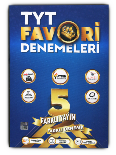 TYT Favori Denemeleri 5 Farklı Yayın 5 Farklı Deneme