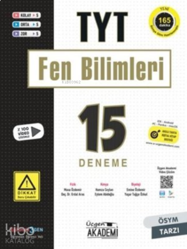 TYT Fen Bilimleri 15'li Deneme