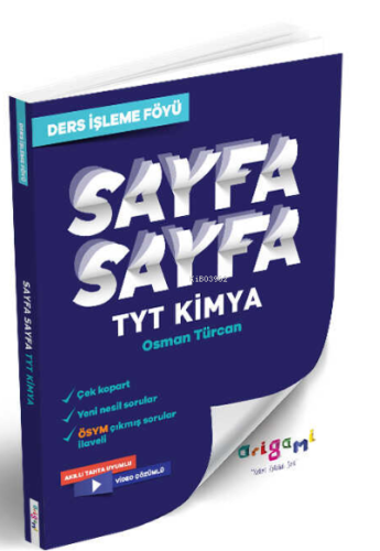 Tyt Kimya Sayfa Sayfa Ders İşleme Föyü