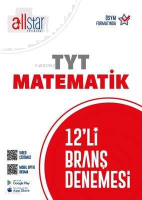 TYT Matematik Paket Deneme 12'li