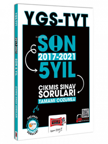 TYT Son 5 Yıl (2017-2021) Tamamı Çözümlü Çıkmış Sınav Soruları