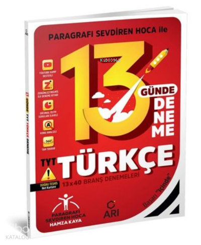 TYT Türkçe 13 Günde 13x40 Branş Deneme