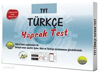 TYT Türkçe Yaprak Testleri (Kutu Test 5 öğrenci için 5x48 Adet)