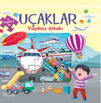 Uçaklar Yapboz Kitabı (Sünger Ciltli)
