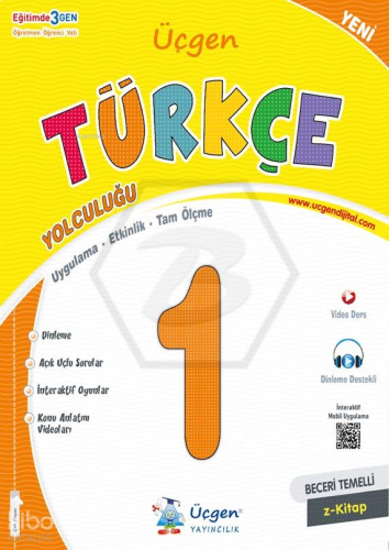 Üçgen Akademi 1. Sınıf Beceri Temelli - Türkçe Yolculuğu