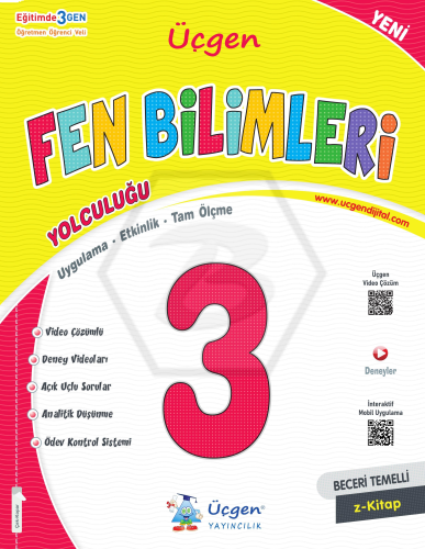 Üçgen Akademi 3.Sınıf Beceri Temelli - Fen Bilimleri Yolculuğu