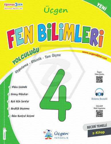 Üçgen Akademi 4.Sınıf Beceri Temelli - Fen Bilimleri Yolculuğu