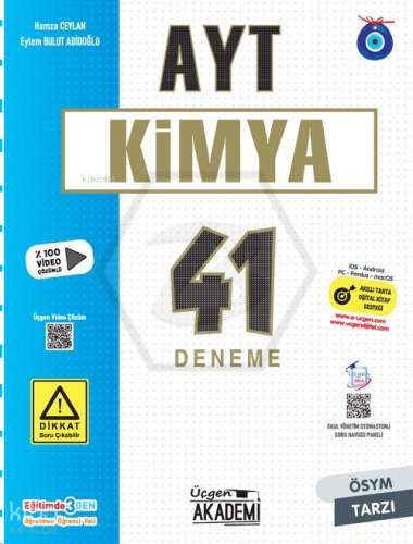 Üçgen Akademi AYT - Kimya- 41 Deneme - 2024