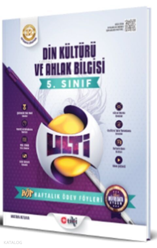 Ulti Yayınları 5. Sınıf Din Kültürü ve Ahlak Bilgisi Haftalık Ödev Föy