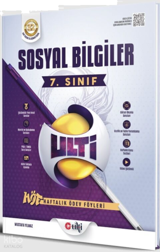 Ulti Yayınları 7. Sınıf Sosyal Bilgiler Haftalık Ödev Föyleri