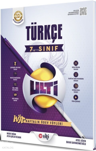 Ulti Yayınları 7. Sınıf Türkçe Haftalık Ödev Föyleri