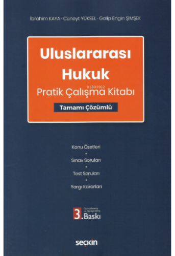 Uluslararası Hukuk Pratik Çalışma Kitabı ;Tamamı Çözümlü