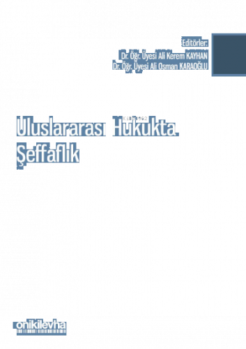 Uluslararası Hukukta Şeffaflık