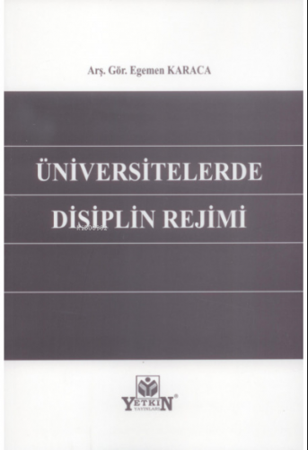 Üniversitelerde Disiplin Rejimi