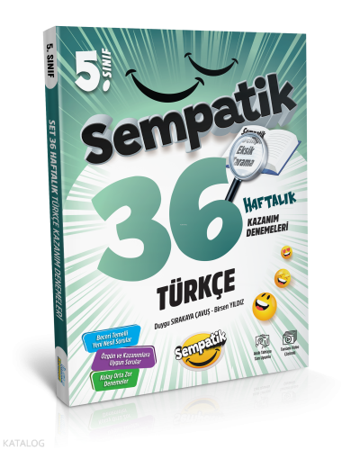 Ünlüler Karması 5. Sınıf Türkçe 36 Haftalık Kazanım Denemeleri
