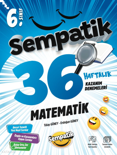Ünlüler Karması 6. Sınıf Sempatik Matematik 36 Haftalık Kazanım Denemeleri