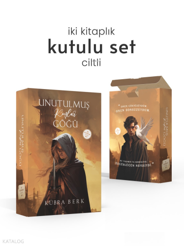Unutulmuş Kuşlar Göğü İki Kitaplık Set (Ciltli)
