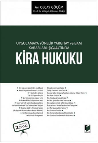 Uygulamaya Yönelik Yargıtay ve BAM Kararları Işığı Altında Kira Hukuku