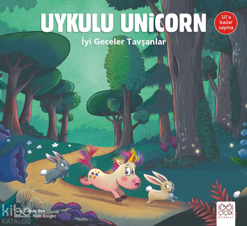 Uykulu Unicorn İyi Geceler Tavşanlar;10'a Kadar Sayma