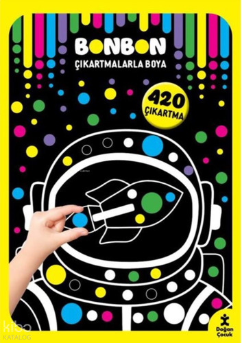 Uzay - Bonbon Çıkartmalarla Boya - 420 Çıkartma