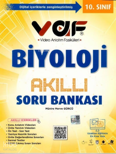 Vaf 10.Sınıf Soru Bankası Biyoloji - 2022