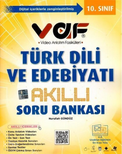 Vaf 10.Sınıf Soru Bankası T.Dili Edebiyatı - 2022