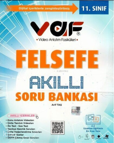 Vaf 11.Sınıf Soru Bankası Felsefe - 2022