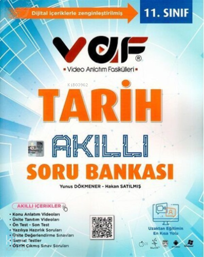Vaf 11.Sınıf Soru Bankası Tarih - 2022