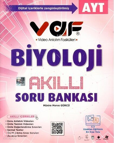 Vaf Yks Ayt Soru Bankası Biyoloji - 2022