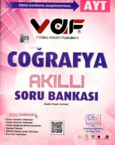 Vaf Yks Ayt Soru Bankası Coğrafya - 2022
