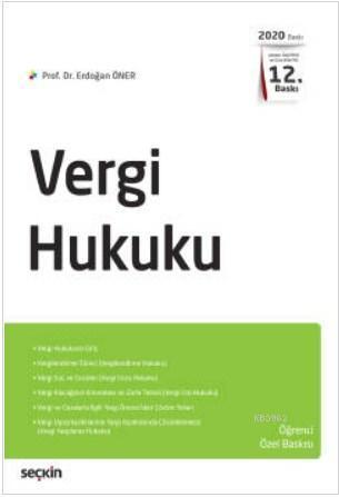 Vergi Hukuku; Öğrenci Özel Baskısı