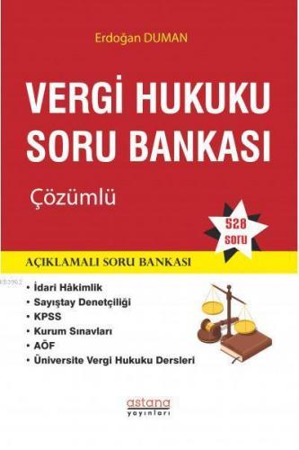 Vergi Hukuku Soru Bankası; Çözümlü