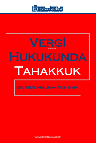 Vergi Hukukunda Tahakkuk