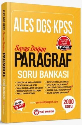 Veri Yayınevi 2020 ALES DGS KPSS Paragraf Soru Bankası