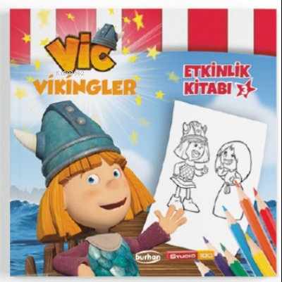 Vikingler Etkinlik Kitabı 3 / Boya Yaz Çiz Bul