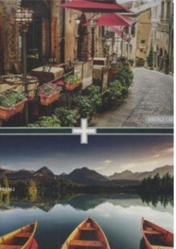 Vintage Cafe Montain Lake 2 X 1000 Puzzle