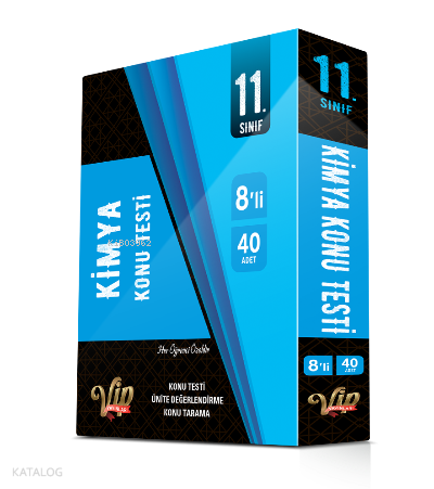 Vip 11. Sınıf Kimya Kutu Test