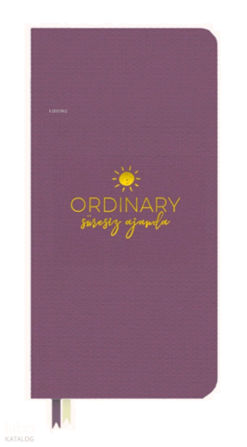 Vivago Art Ordinary Süresiz Ajanda - Mor  (Keten)