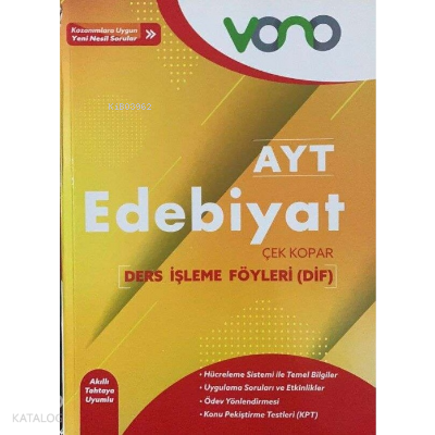 Vono Ayt Edebiyat Ders İşleme Föyleri