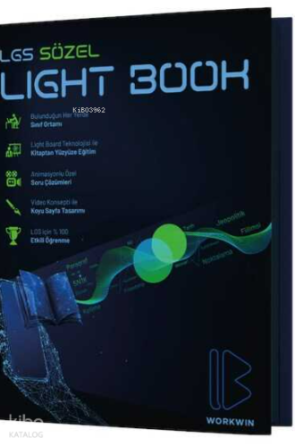 Workwin LGS Yeni Nesil Sorular ve Detaylı Çözümlerle Lightbook Sözel (Türkçe, Sosyal Bilgiler, İngilizce)