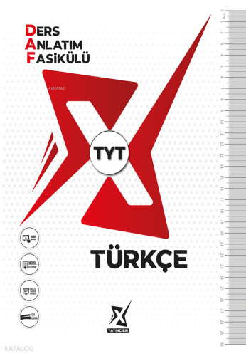 X Yayıncılık TYT Türkçe Ders Anlatım Fasikülü (DAF)