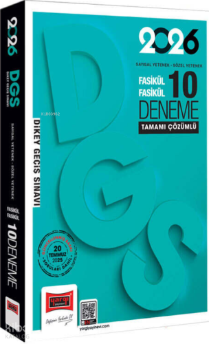 Yargı 2026 DGS Sayısal-Sözel Yetenek Tamamı Çözümlü 10 Deneme