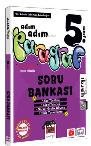 Yargı Ders Arkadaşım 5.Sınıf Adım Adım Paragraf Soru Bankası