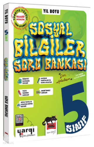 Yargı Ders Arkadaşım 5.Sınıf Sosyal Bilgiler Yıl Boyu Soru Bankası